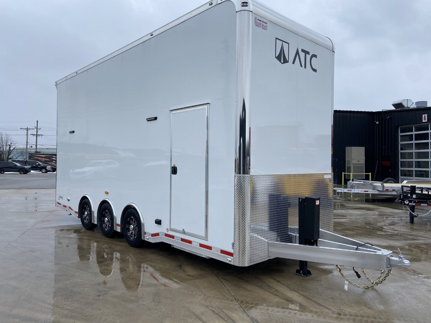 New 24' Aluminum Stacker Racing Trailer - ATC RoM900