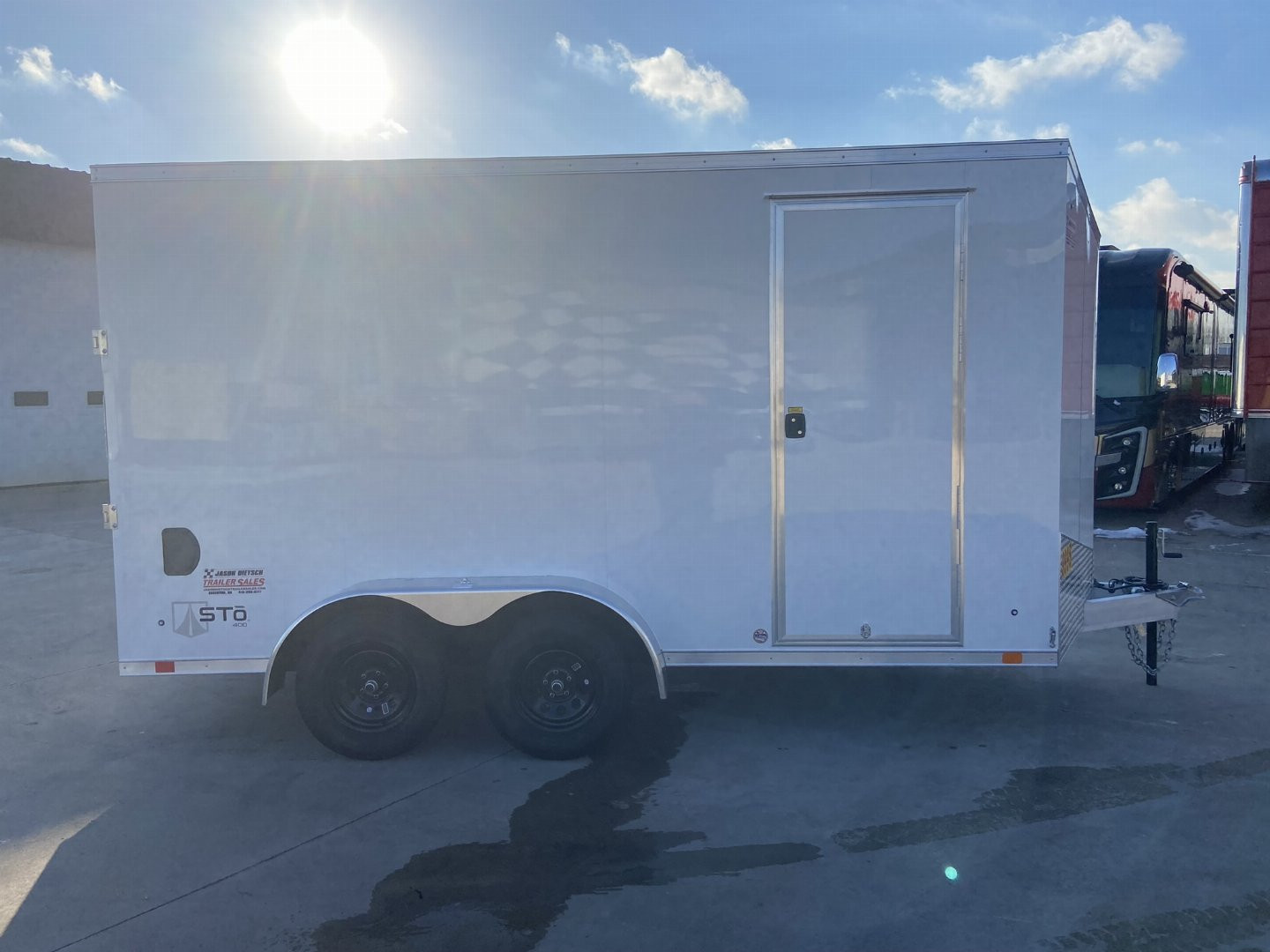 New ATC ST400 7x14 V-Nosed Enclosed Aluminum Cargo Trailer