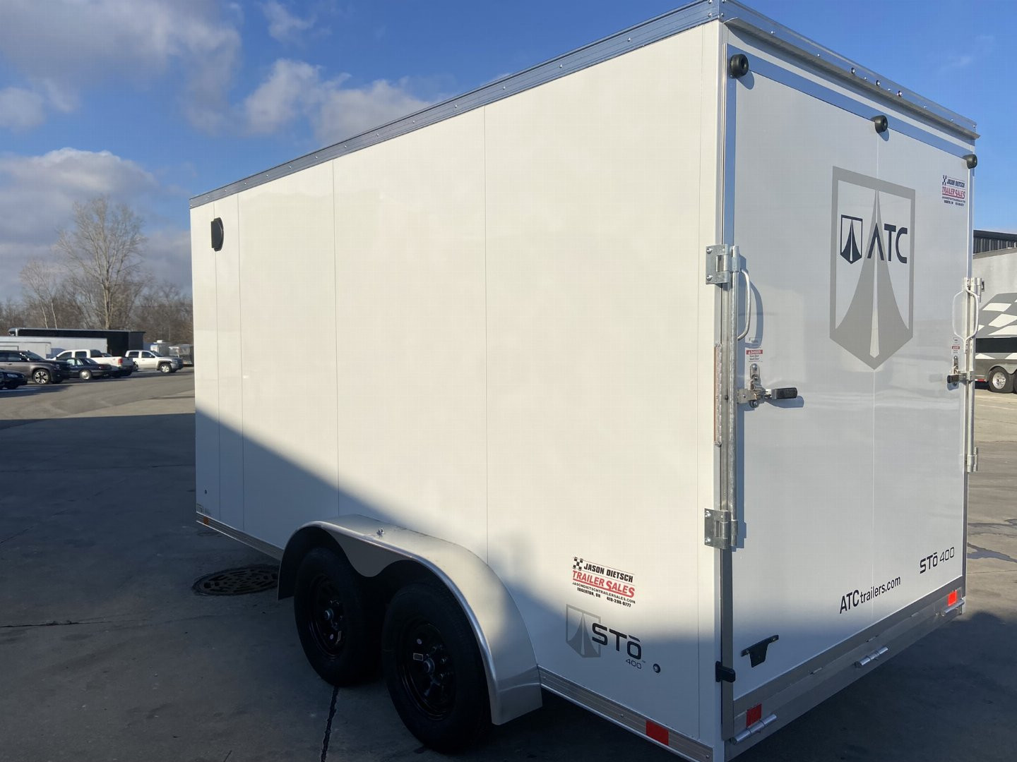 New ATC ST400 7x14 V-Nosed Enclosed Aluminum Cargo Trailer