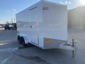 New ATC ST400 7x14 V-Nosed Enclosed Aluminum Cargo Trailer
