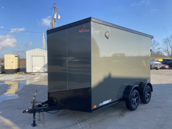 New United UJ 7x12 V-Nose Enclosed Cargo Trailer