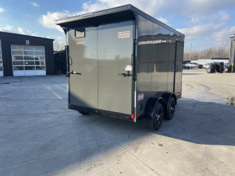 New United UJ 7x12 V-Nose Enclosed Cargo Trailer
