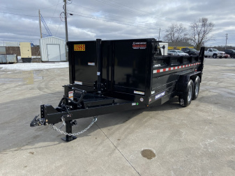 New Sure-Trac 82"x14' Telescopic Dump Trailer