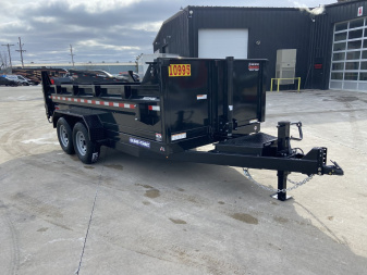 New Sure-Trac 82"x14' Telescopic Dump Trailer