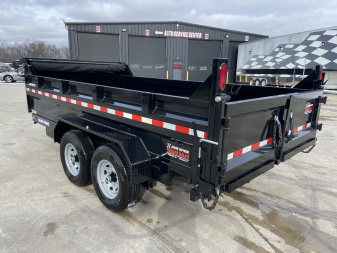 New Sure-Trac 82"x14' Telescopic Dump Trailer