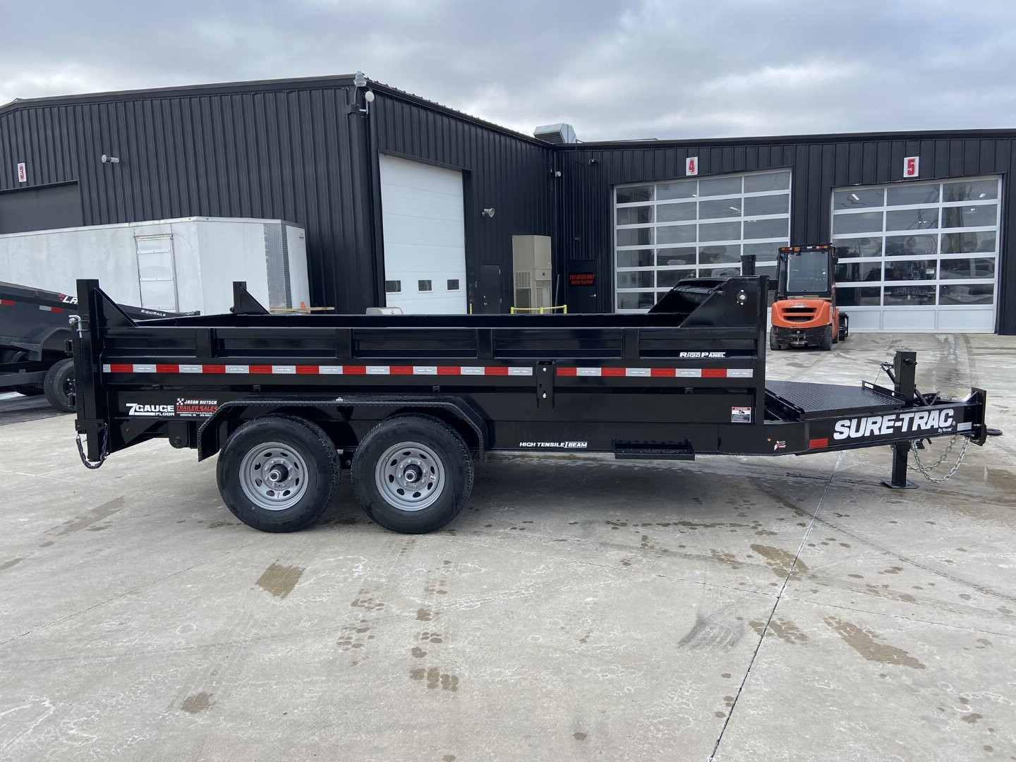 New Sure-Trac 7x14 Pro Series Telescopic Dump Trailer