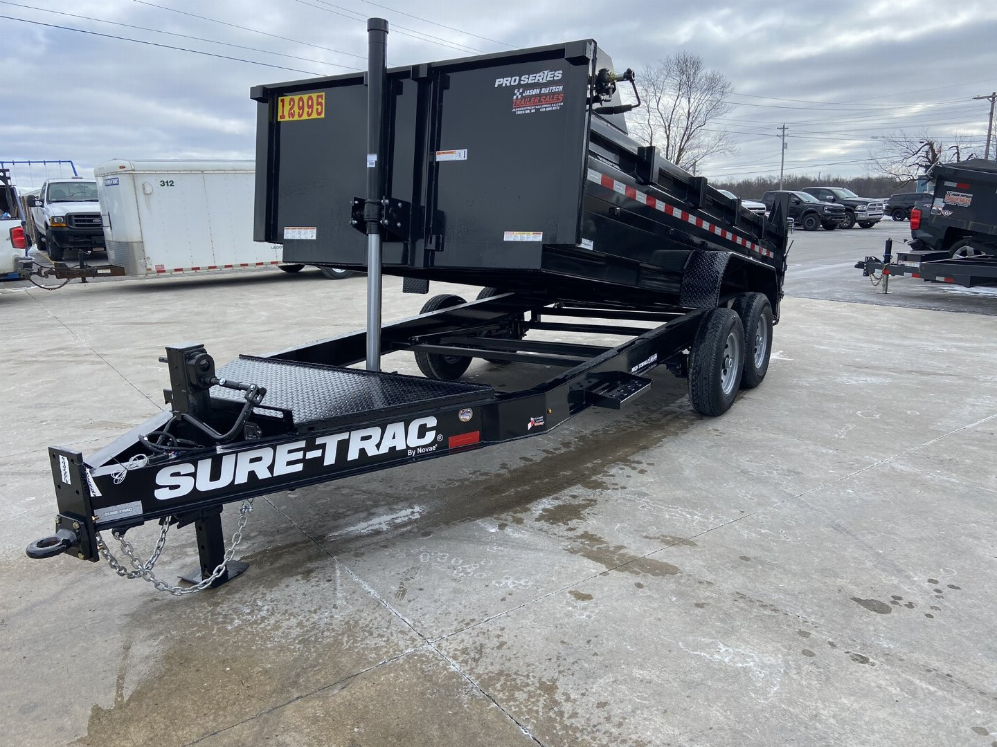 New Sure-Trac 7x14 Pro Series Telescopic Dump Trailer