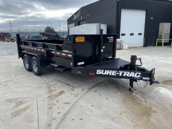 New Sure-Trac 7x14 Pro Series Telescopic Dump Trailer