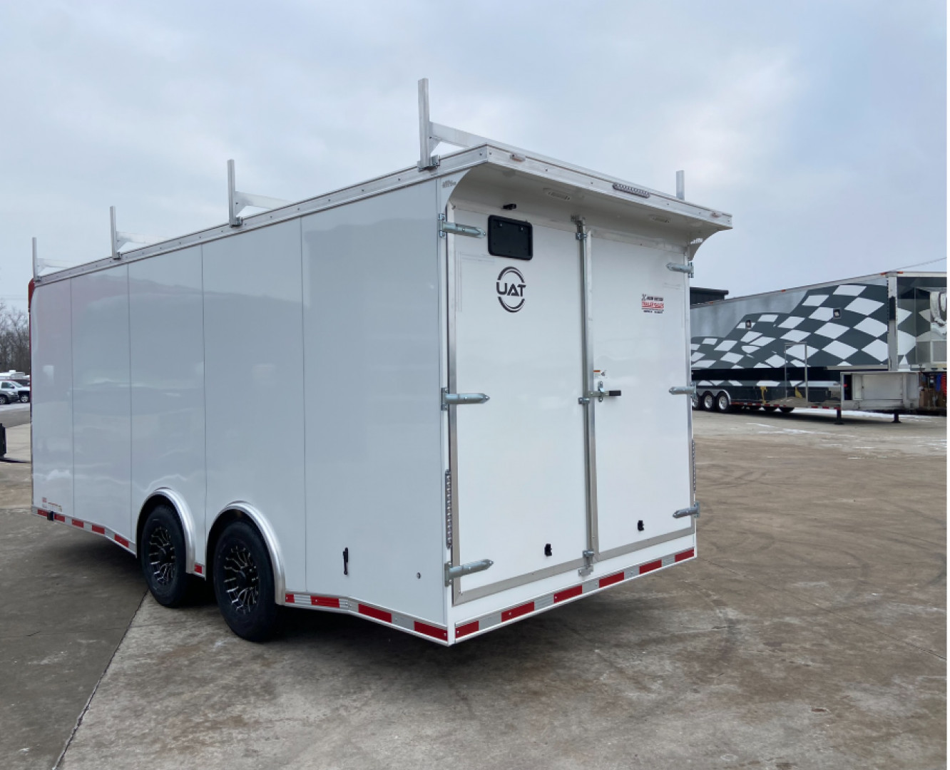 New United UAT 8.5x20 Aluminum Contractor/Tool Crib Trailer