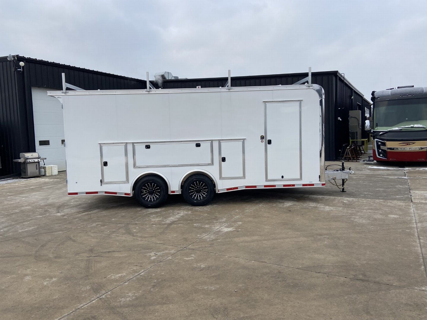 New United UAT 8.5x20 Aluminum Contractor/Tool Crib Trailer