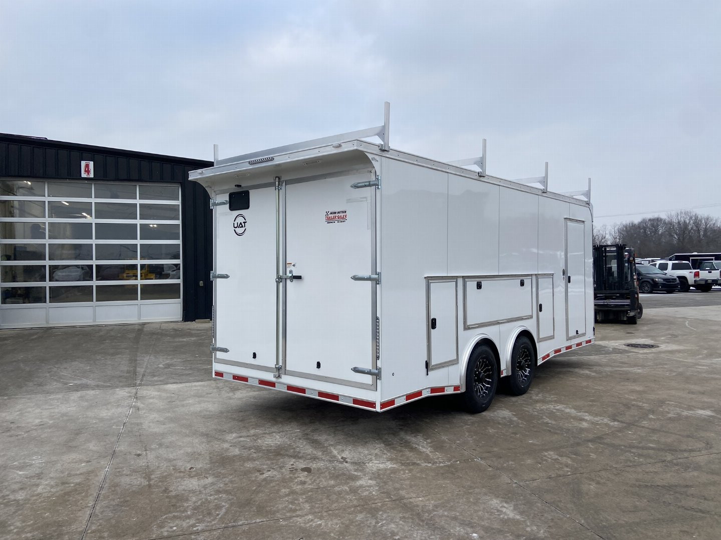 New United UAT 8.5x20 Aluminum Contractor/Tool Crib Trailer