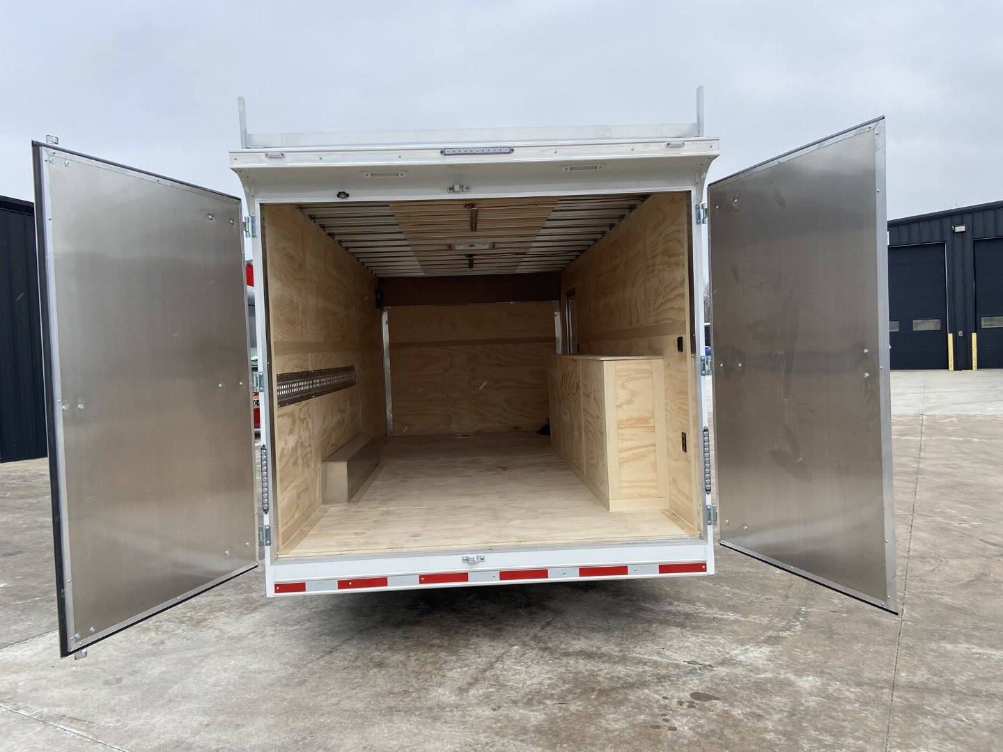New United UAT 8.5x20 Aluminum Contractor/Tool Crib Trailer
