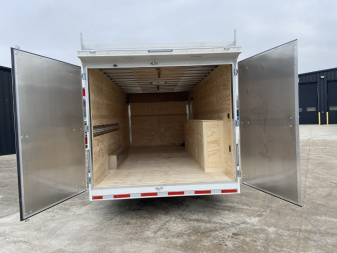 New United UAT 8.5x20 Aluminum Contractor/Tool Crib Trailer