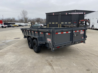 New Lamar 83"x16' Telescopic Dump Trailer