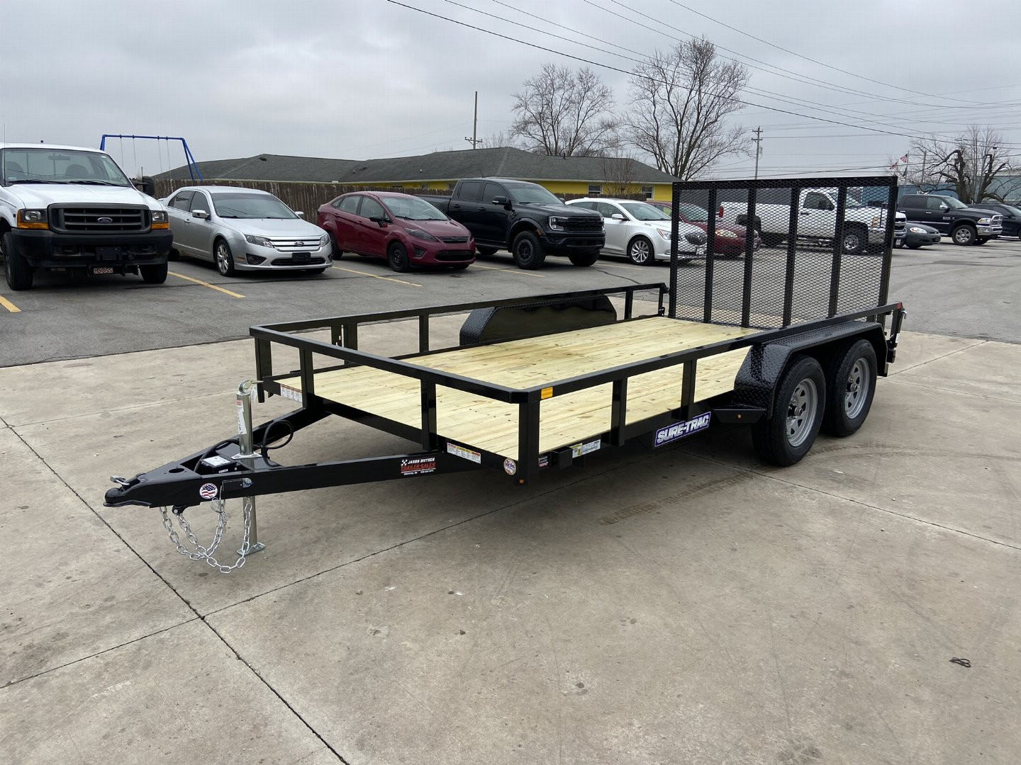 New Sure-Trac 7x14 Tube Top Utility Trailer