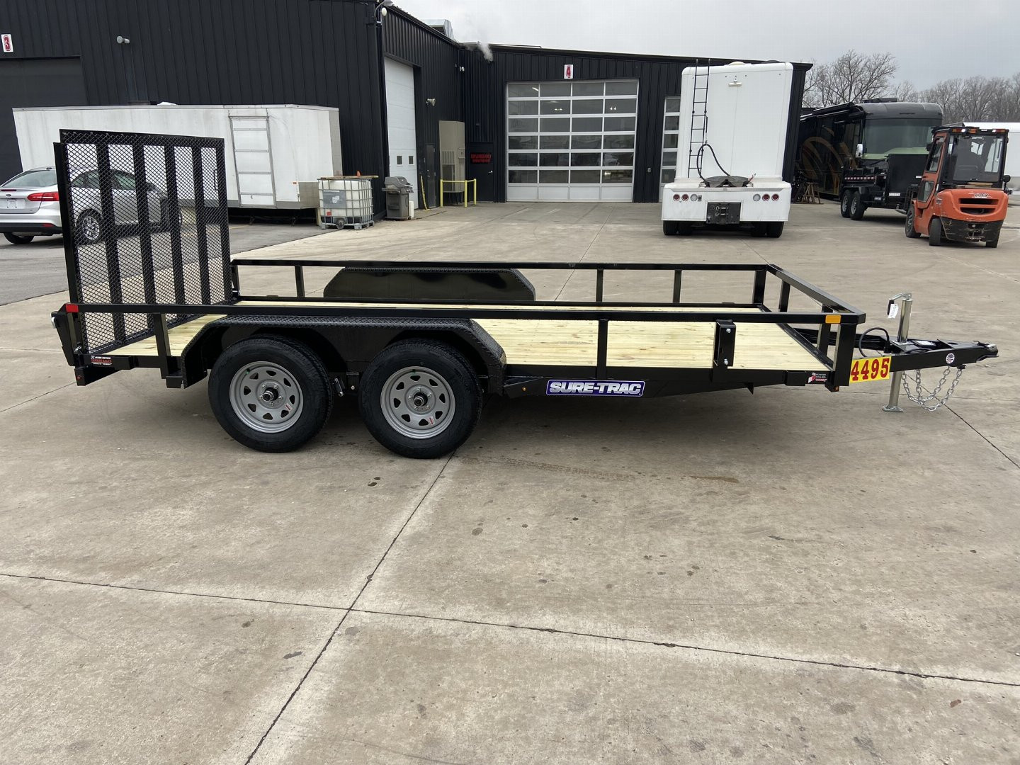 New Sure-Trac 7x14 Tube Top Utility Trailer