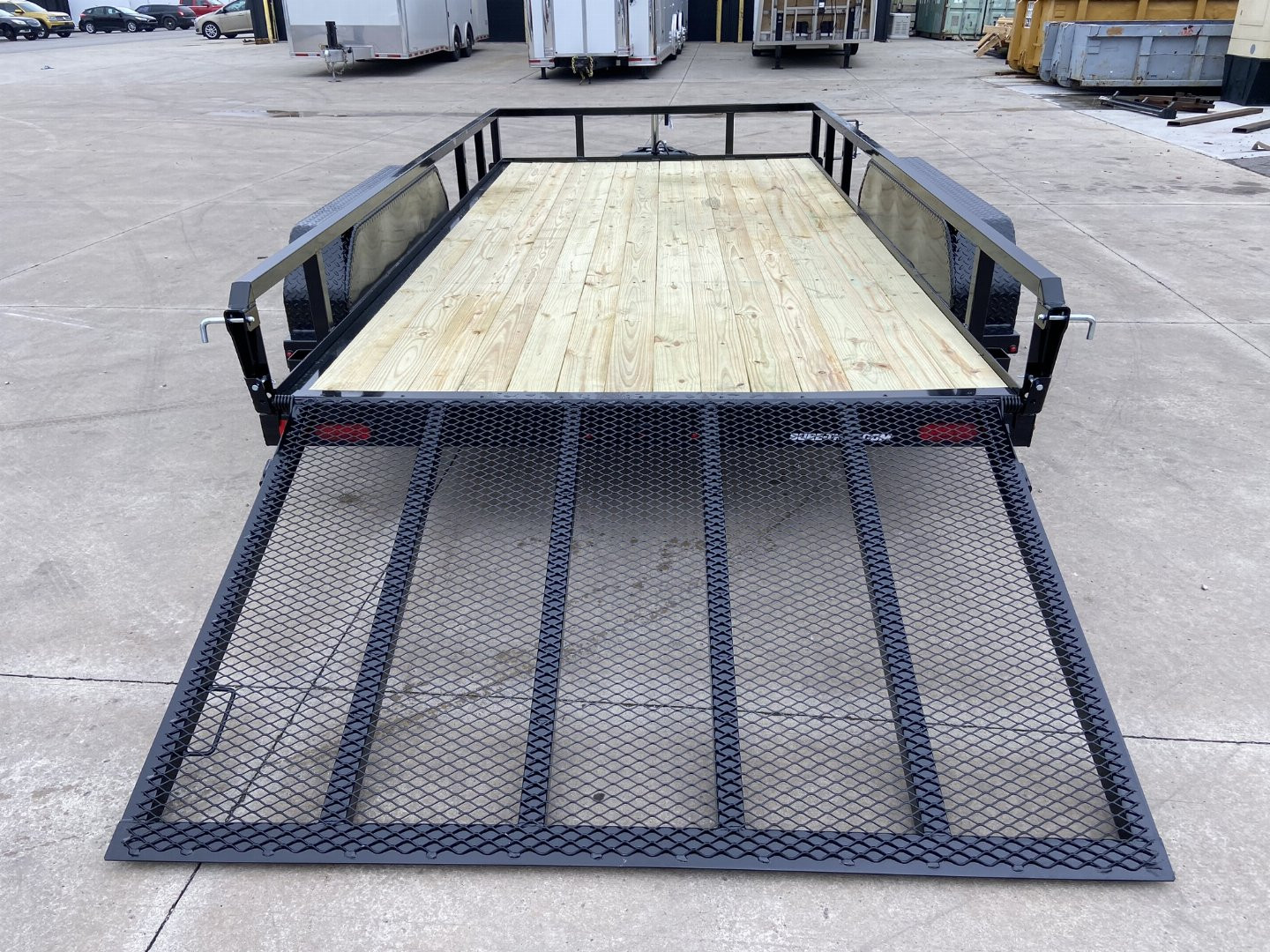 New Sure-Trac 7x14 Tube Top Utility Trailer