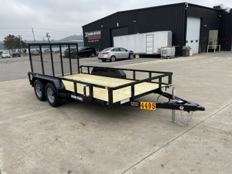 New Sure-Trac 7x14 Tube Top Utility Trailer
