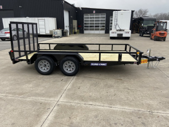 New Sure-Trac 7x14 Tube Top Utility Trailer