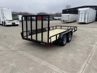 New Sure-Trac 7x14 Tube Top Utility Trailer