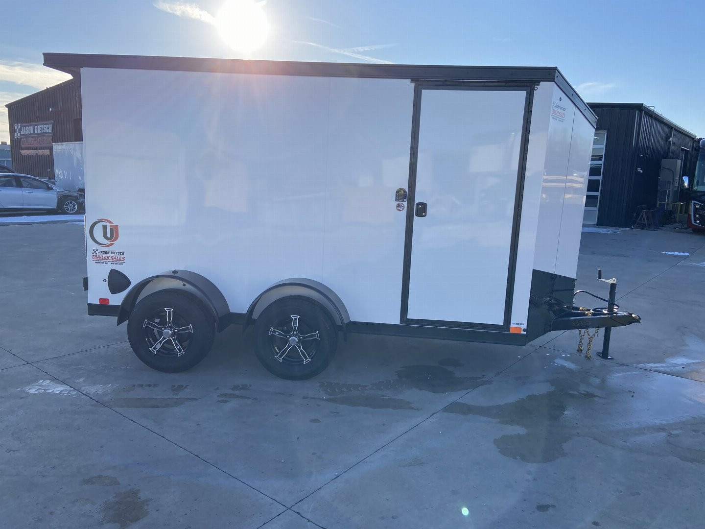 New United UJ 6x12 V-Nose Enclosed Cargo Trailer
