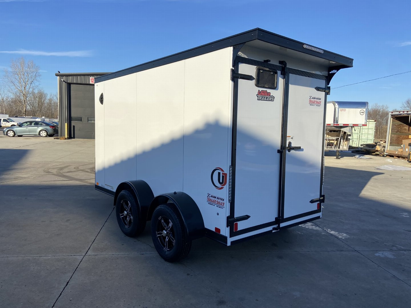New United UJ 6x12 V-Nose Enclosed Cargo Trailer