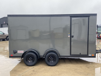 New United UJ-S 7x14 V-Nose Enclosed Cargo Trailer