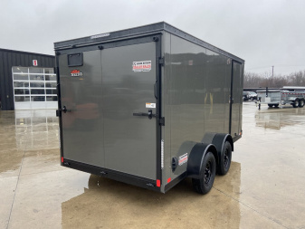 New United UJ-S 7x14 V-Nose Enclosed Cargo Trailer