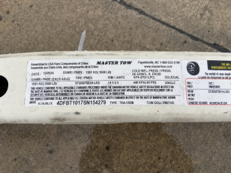New Master Tow Tilt Bed Tow Dolly