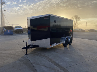 New United UJ-S 7x14 V-Nose Enclosed Cargo Trailer