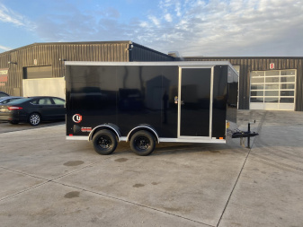 New United UJ-S 7x14 V-Nose Enclosed Cargo Trailer