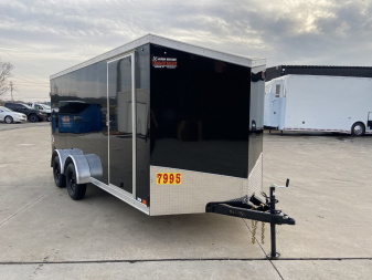 New United UJ-S 7x16 V-Nose Enclosed Cargo Trailer