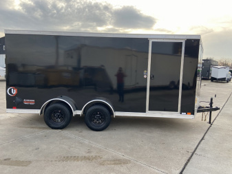 New United UJ-S 7x16 V-Nose Enclosed Cargo Trailer
