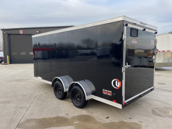 New United UJ-S 7x16 V-Nose Enclosed Cargo Trailer