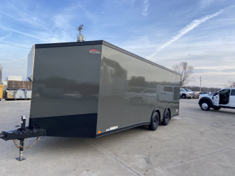 New United CLAV 8.5x27 V-Nose Enclosed Cargo/Racing Trailer