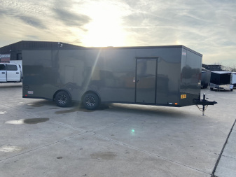 New United CLAV 8.5x27 V-Nose Enclosed Cargo/Racing Trailer