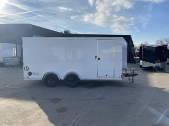 New United UJ-S 7x16 V-Nose Enclosed Cargo Trailer