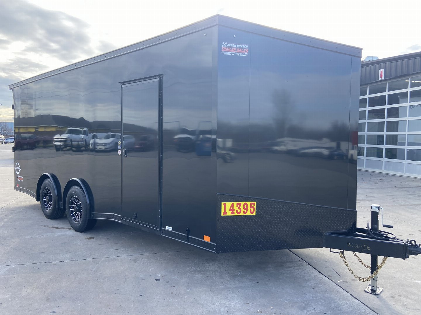 New United CLAV 8.5x23 V-Nose Enclosed Cargo Trailer