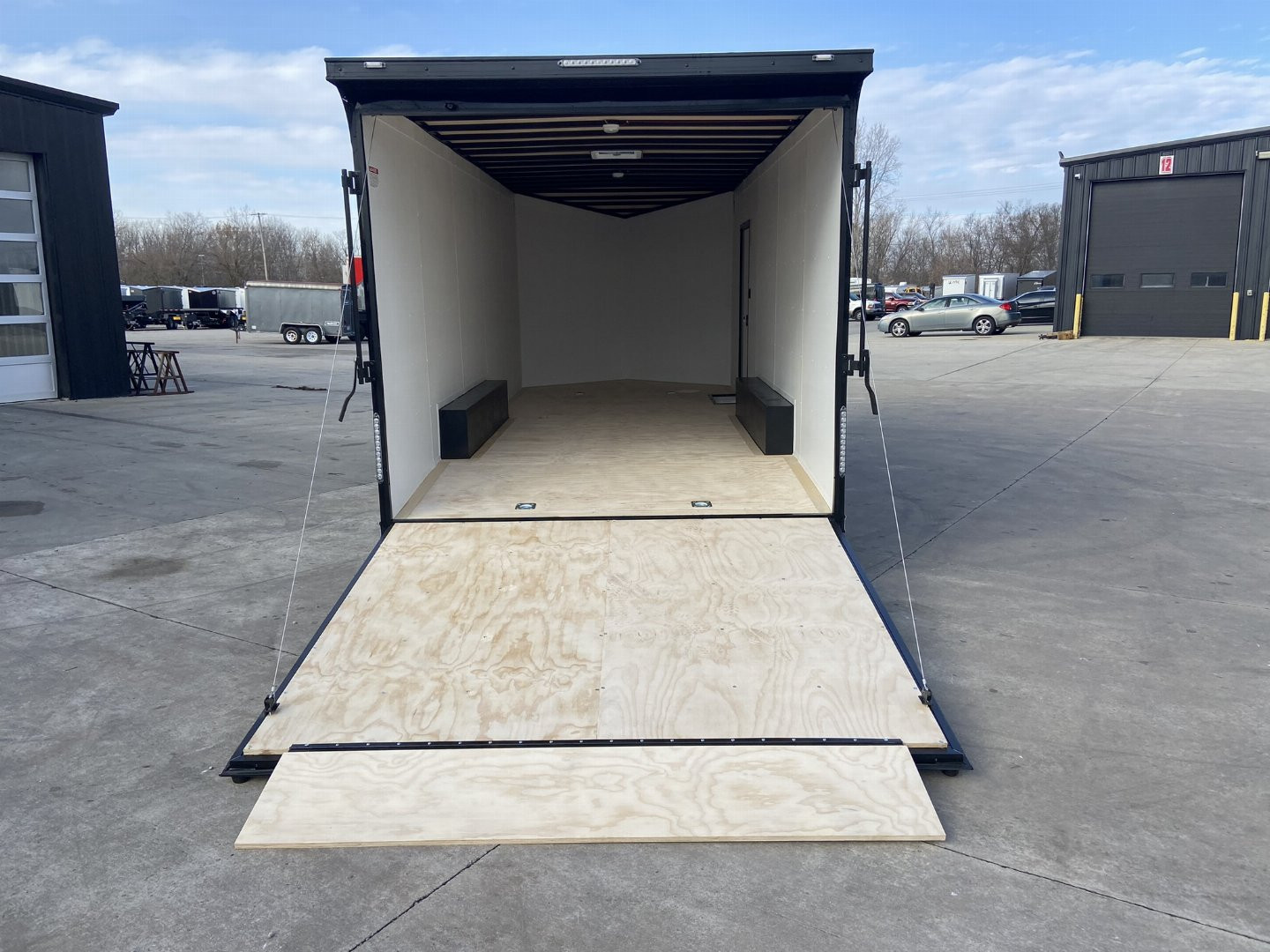 New United CLAV 8.5x23 V-Nose Enclosed Cargo Trailer