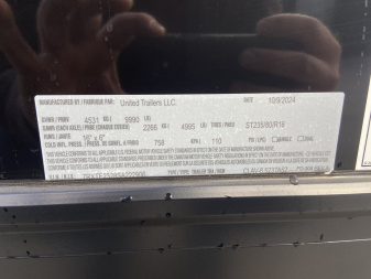New United CLAV 8.5x23 V-Nose Enclosed Cargo Trailer