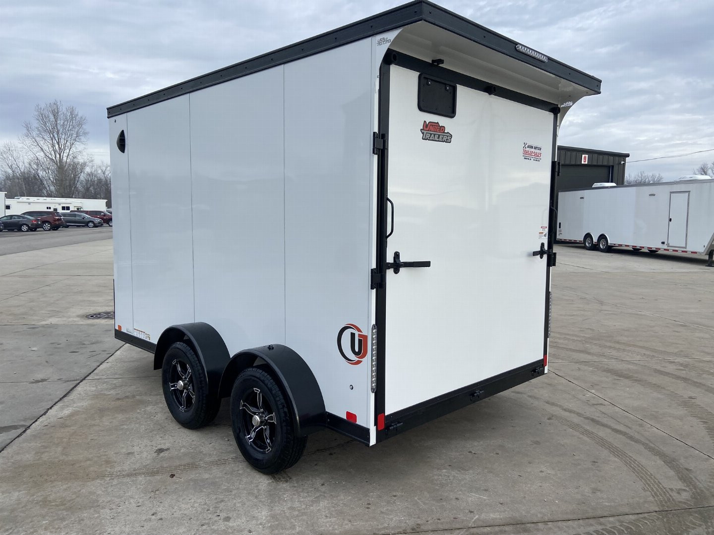 New United UJ 7x12 V-Nose Enclosed Cargo Trailer
