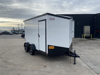 New United UJ 7x12 V-Nose Enclosed Cargo Trailer