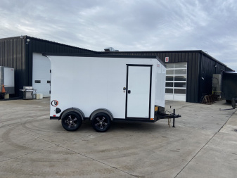 New United UJ 7x12 V-Nose Enclosed Cargo Trailer