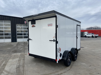New United UJ 7x12 V-Nose Enclosed Cargo Trailer