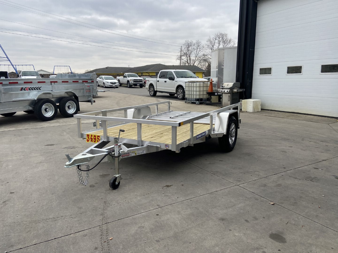 New Sure-Trac 6x10 Aluminum Tube-Top Utility Trailer