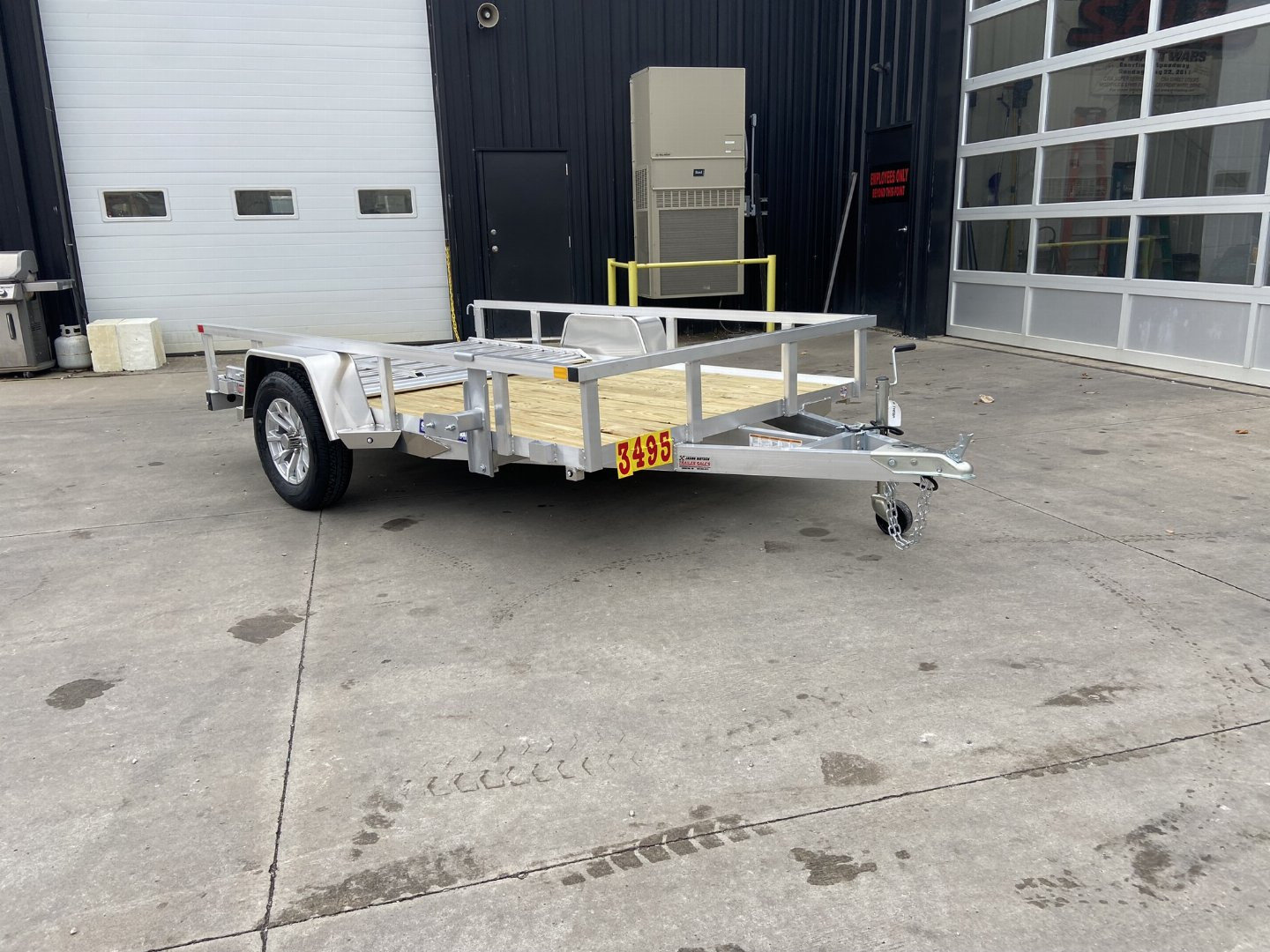 New Sure-Trac 6x10 Aluminum Tube-Top Utility Trailer