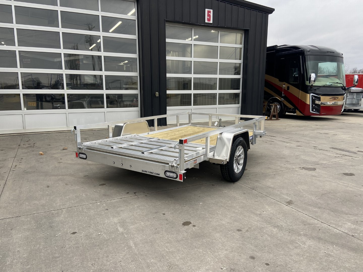 New Sure-Trac 6x10 Aluminum Tube-Top Utility Trailer