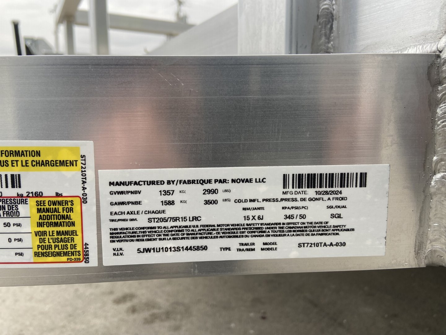 New Sure-Trac 6x10 Aluminum Tube-Top Utility Trailer