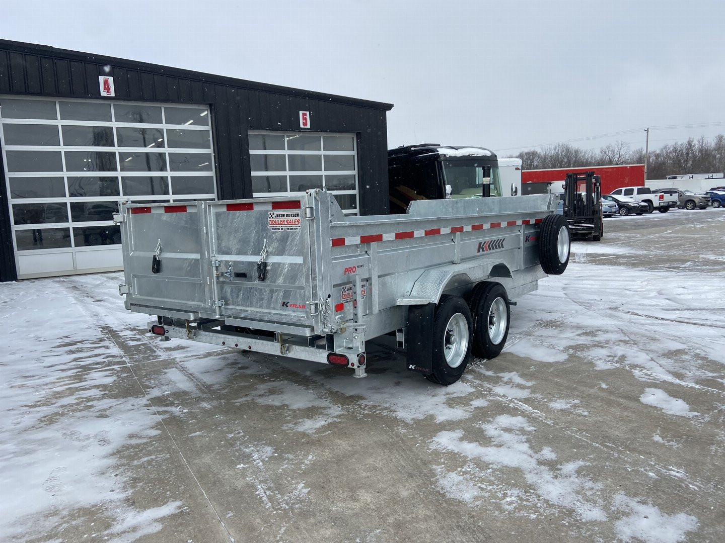New K-Trail 82"x16' Dump Trailer