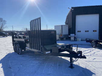 New Sure-Trac 82"x12' (+4) Scissor Dump Trailer